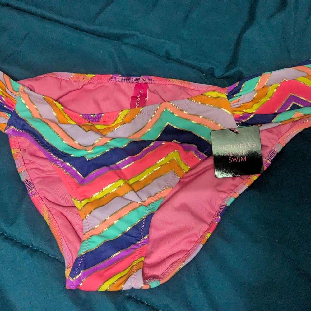 Victoria's Secret Pink Chevron Bikini Bottom